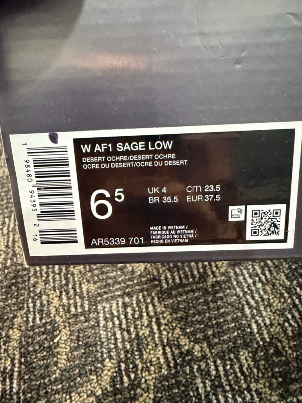 Nike Air Force 1 sage Low - Picture 12 of 12